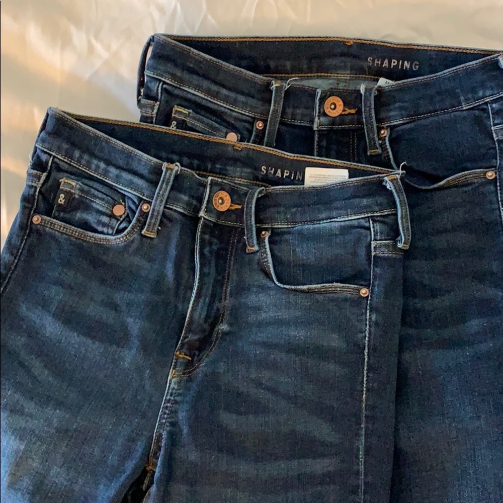 H&M shaping skinny jeans size 27 - 2 pair